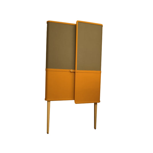 yuemu Simple retro mobile folding partition  Decorative cabinet(Please consult customer service for pricing)